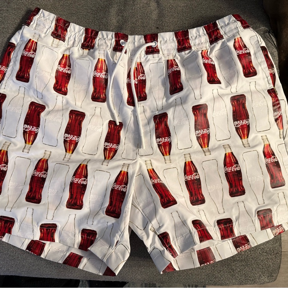 Coca Cola X FOREVER 21 Color Changing Swim Shorts Mens